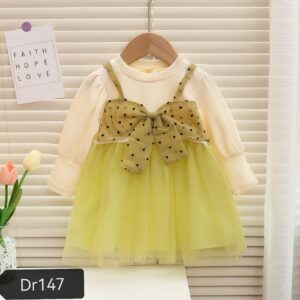 فستان بنات (فستقي)  1سنة الى 4 سنوات