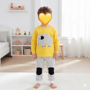 بيجامة فيل (أصفر) 6شهور الى 7 سنوات