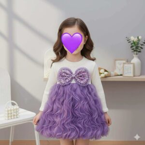 فستان كِم (موف) من سنة ونصف الى4 سنوات