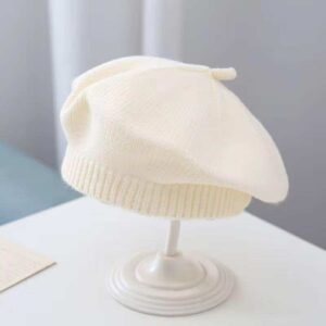 قبعة بيريه شتوية ناعمه (بدون ورد)