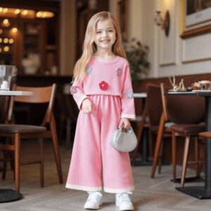 بدله بنات ورديه(من 4الي8سنوات)