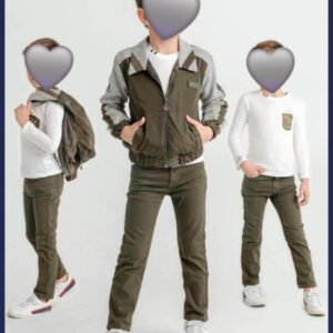 بدلة اولاد (اخضر )من 8سنة /9 سنوات