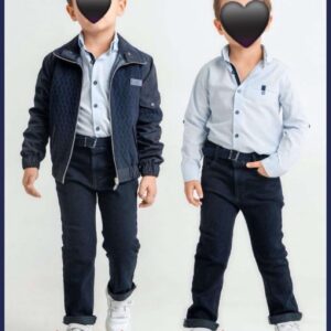 بدلة اولاد( ازرق) من 2 سنة الي 3 سنوات