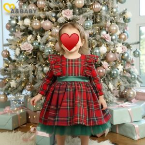 فستان أحمر(9شهورالي5سنوات)