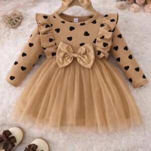 قفطان قهوي ع اسود(6شهور الي 3سنوات)