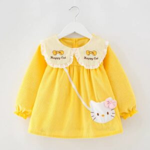 فستيان اصفر(سنةونصف الي 4-5سنوات