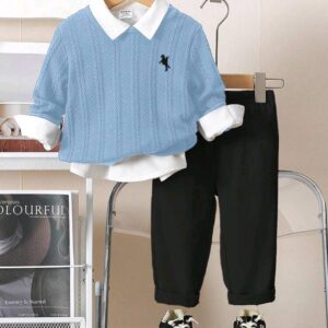 بدلة قطعتين (من9-12شهر الى 2-3سنوات)