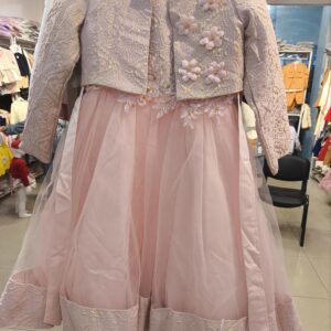 قفطان وردي(سنتين الي5-6سنوات)