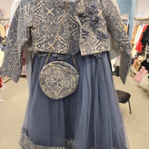 قفطان ازرق غامق(4سنين الي8سنوات)