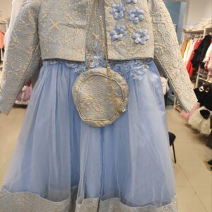 قفطان سماوي(3سنين الي6سنوات)