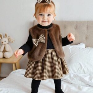 بدلة قطعتين(9-12شهر الي2-3سنوات)