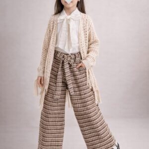 بدلة ثلاث قطع ابيض (6سنوات)