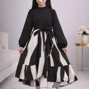 قفطان لون اسود(من9سنوات الي 10سنة)